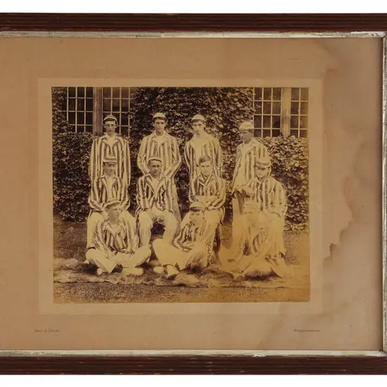 Wellingborough School cricket team -  Simso & Holme - England, c. 1890